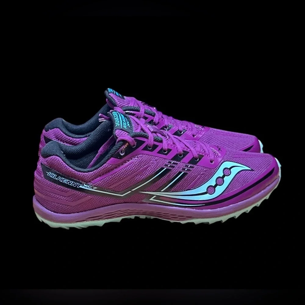 Size 5 - Saucony Shoes Womens 10 Purple Kilkenny XC7 Running Mesh Low S19041-3‎